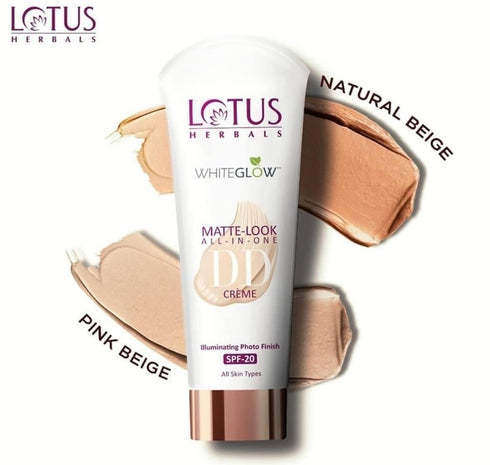 Lotus Whiteglow Matt Look Dd Creme Spf 20 Pink Beige